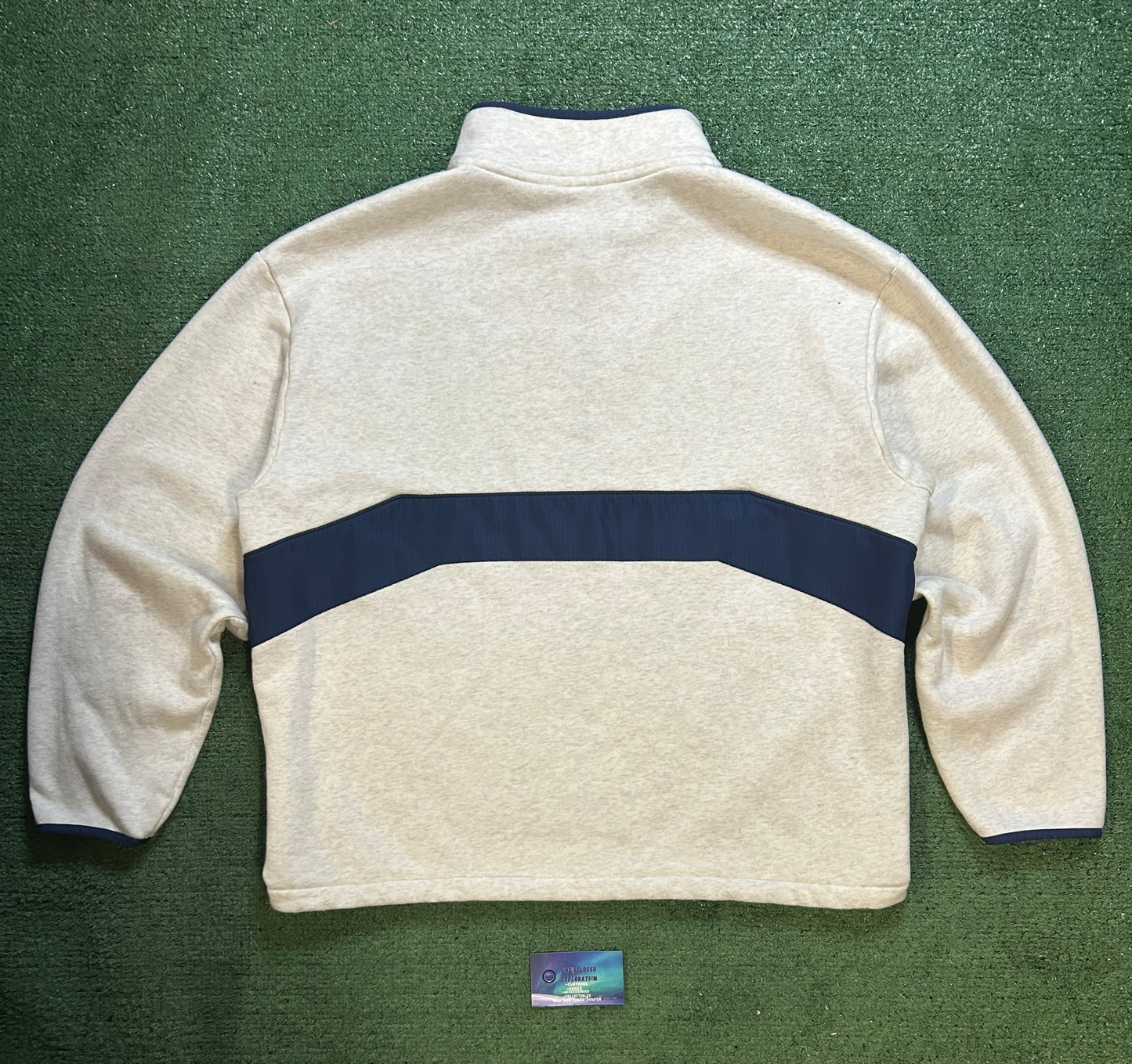 Dsg grey and navy quarter zip
