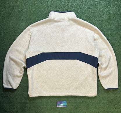 Dsg grey and navy quarter zip
