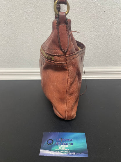 vintage Margot brown leather shoulder bag