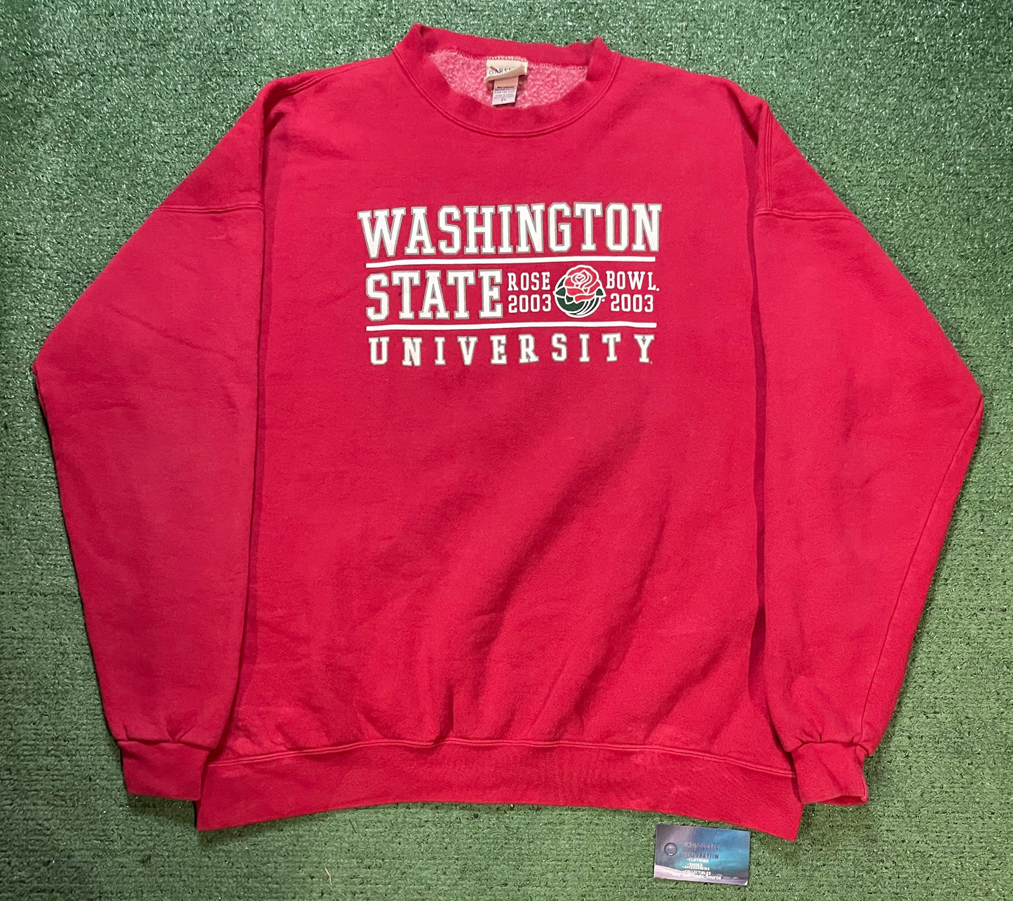 Vintage 2000s Washington State University WSU rose bowl crewneck
