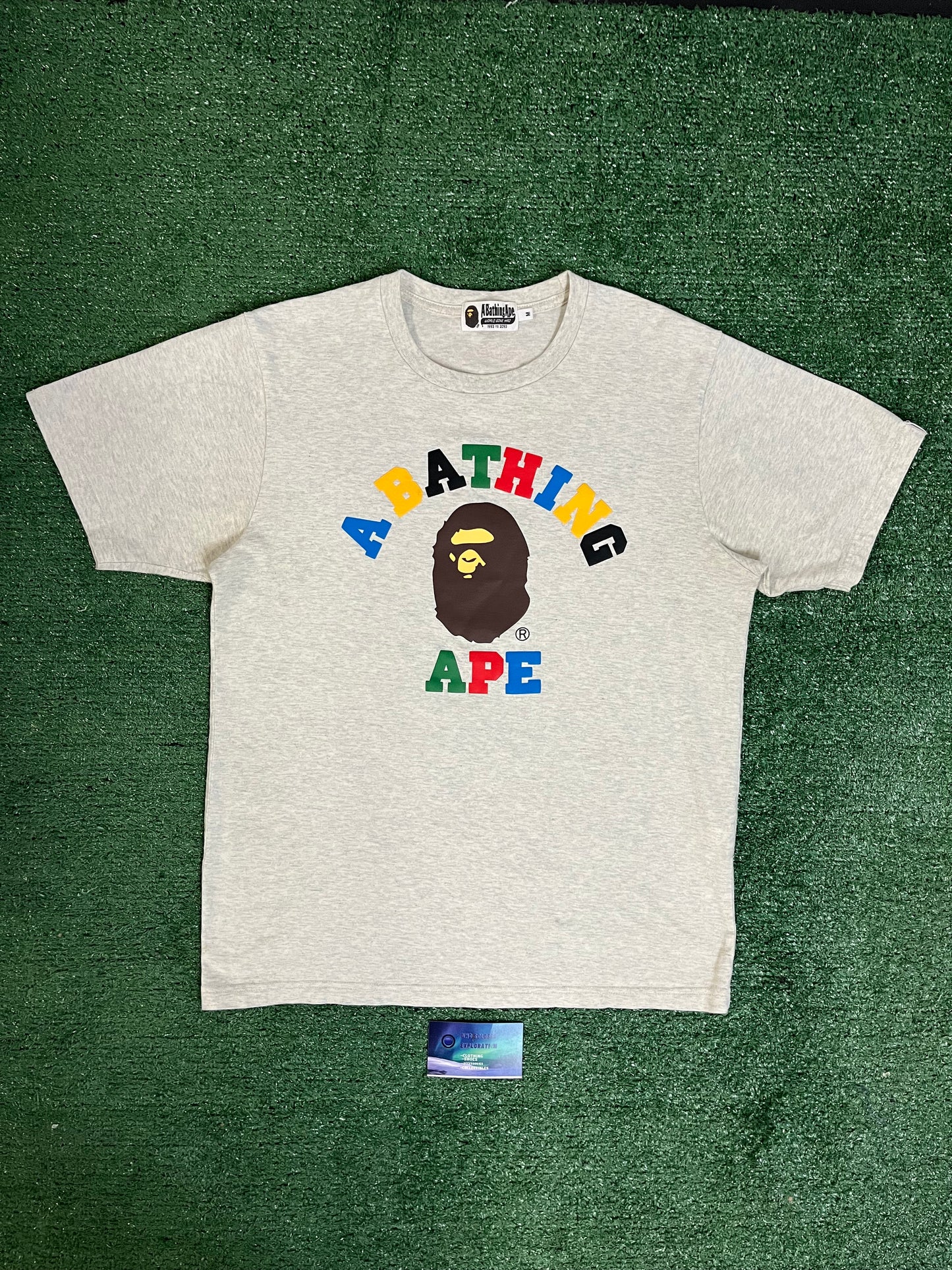 Bape A Bathing ape multicolor college tee