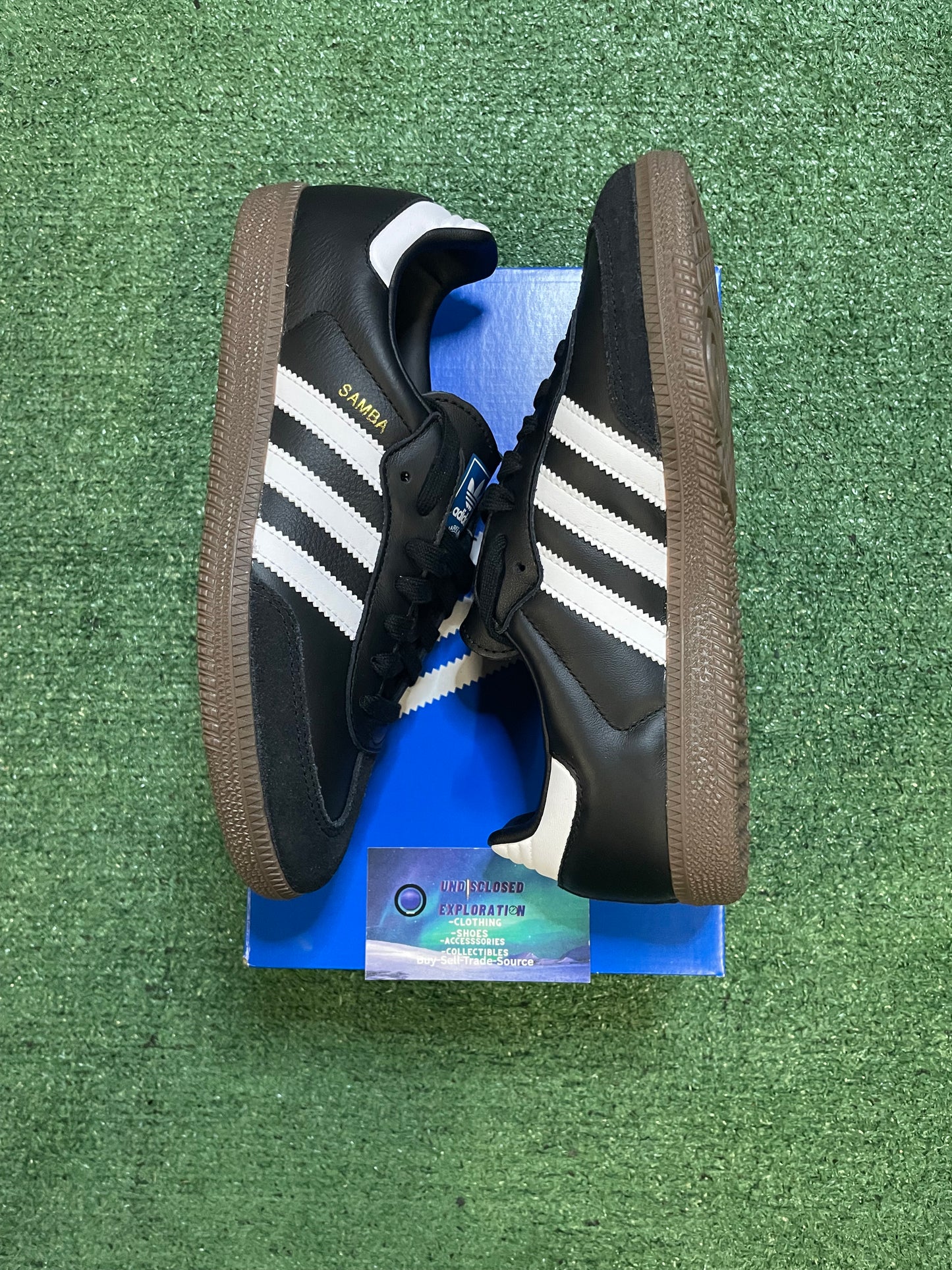 Adidas Samba black white gum