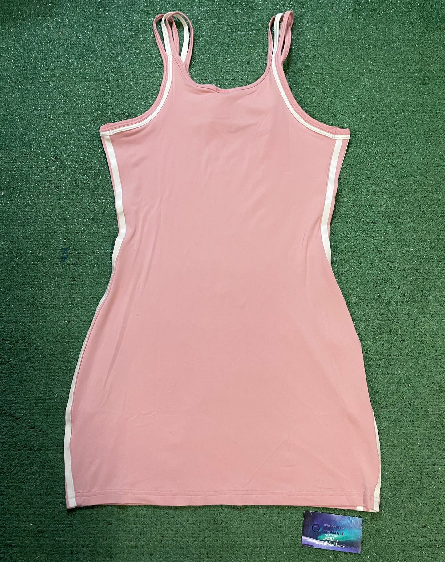 pink Adidas Originals Summer Glow mini dress