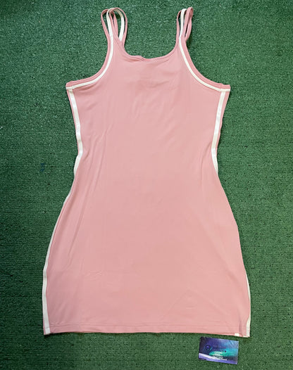 pink Adidas Originals Summer Glow mini dress