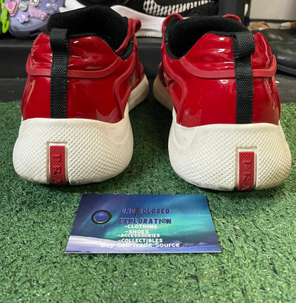 Prada America cup red size 10men/11.5women