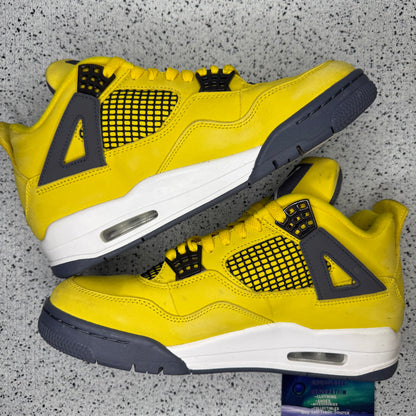Jordan 4 Lightning 9 Men “Preowned”