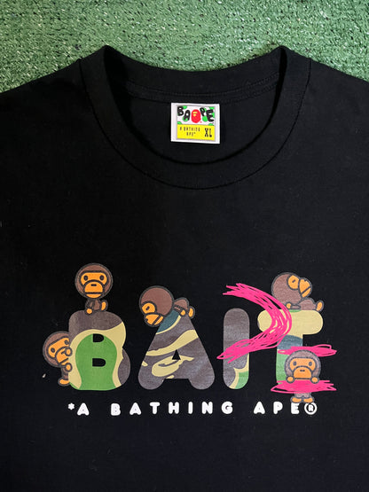 Bape Baby Milo Black tee