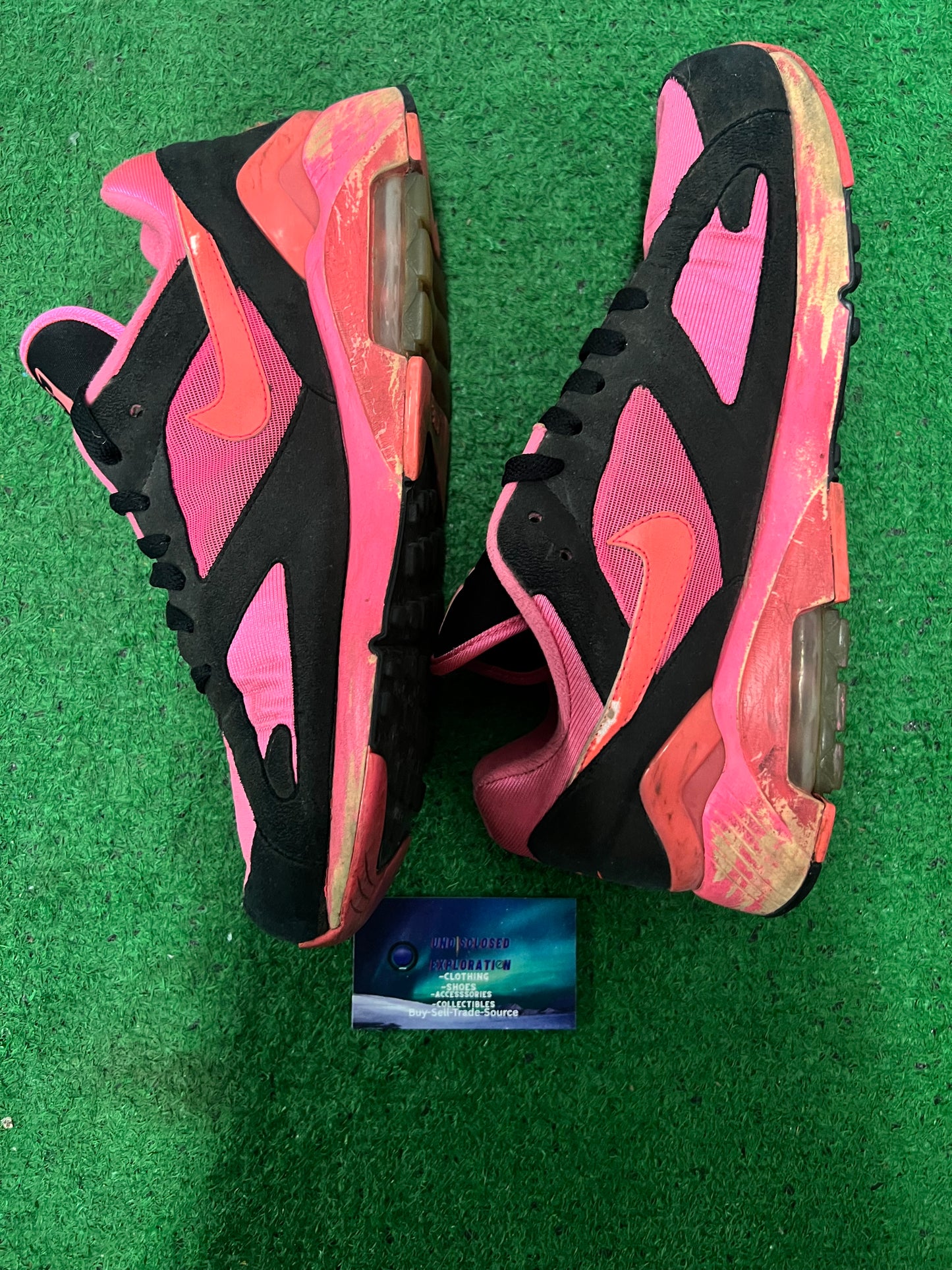 Nike air max 180 cdg black size 10.5men/12women