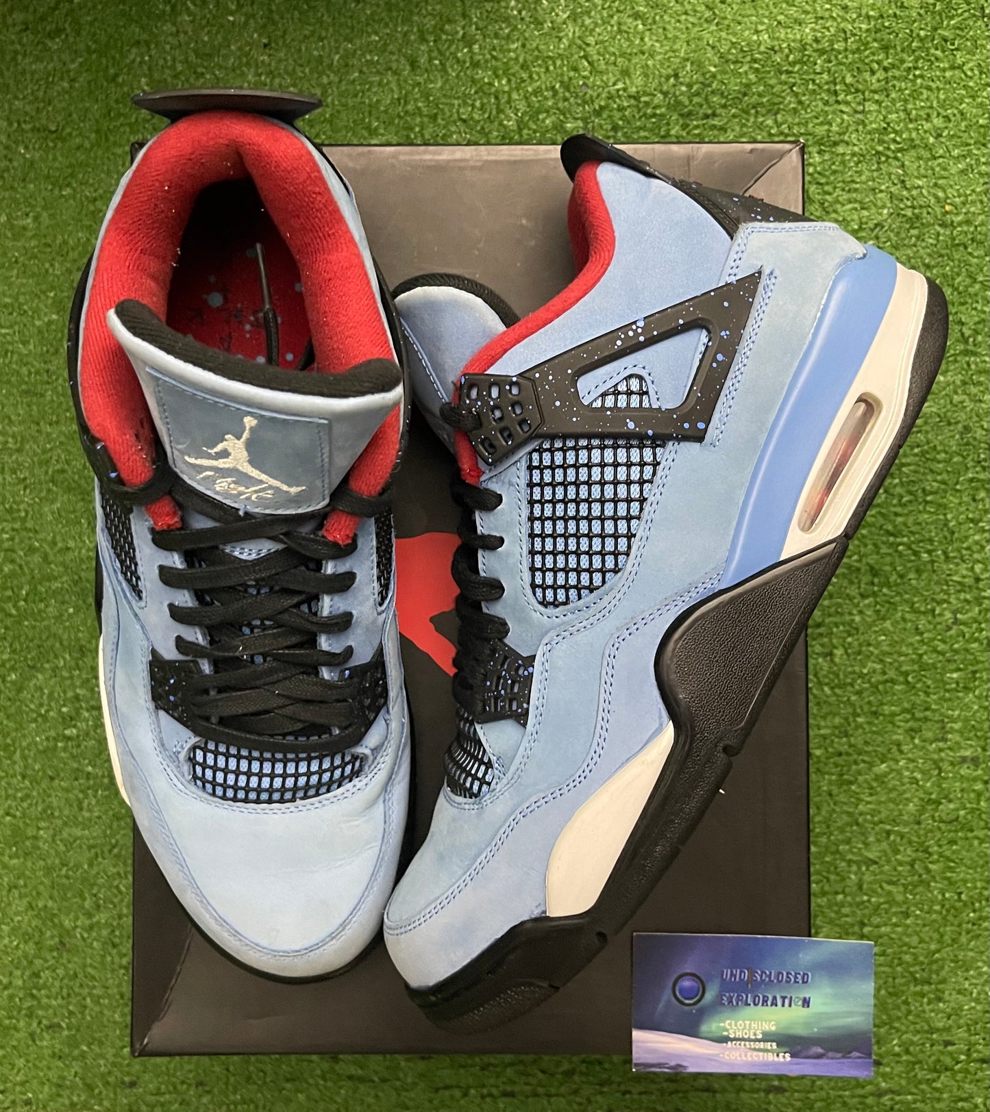 Jordan 4 Travis Scott Cactus Jack 11 Men/12.5 Women “Preowned”