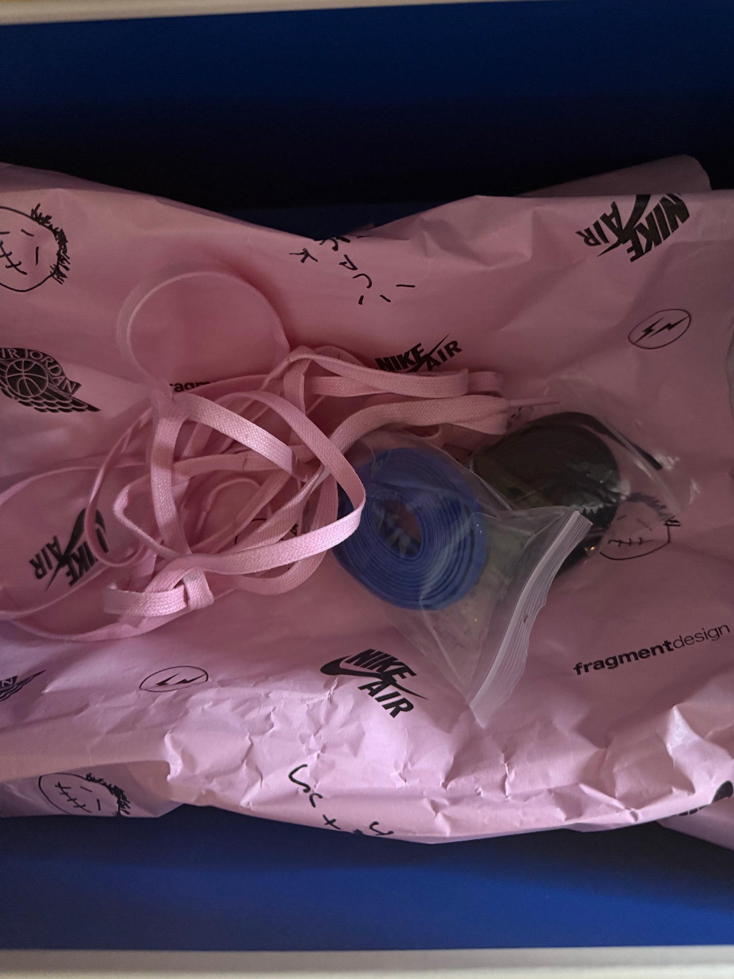Jordan 1 Low Travis Scott Fragment 10 Men/11.5 Women “Preowned”