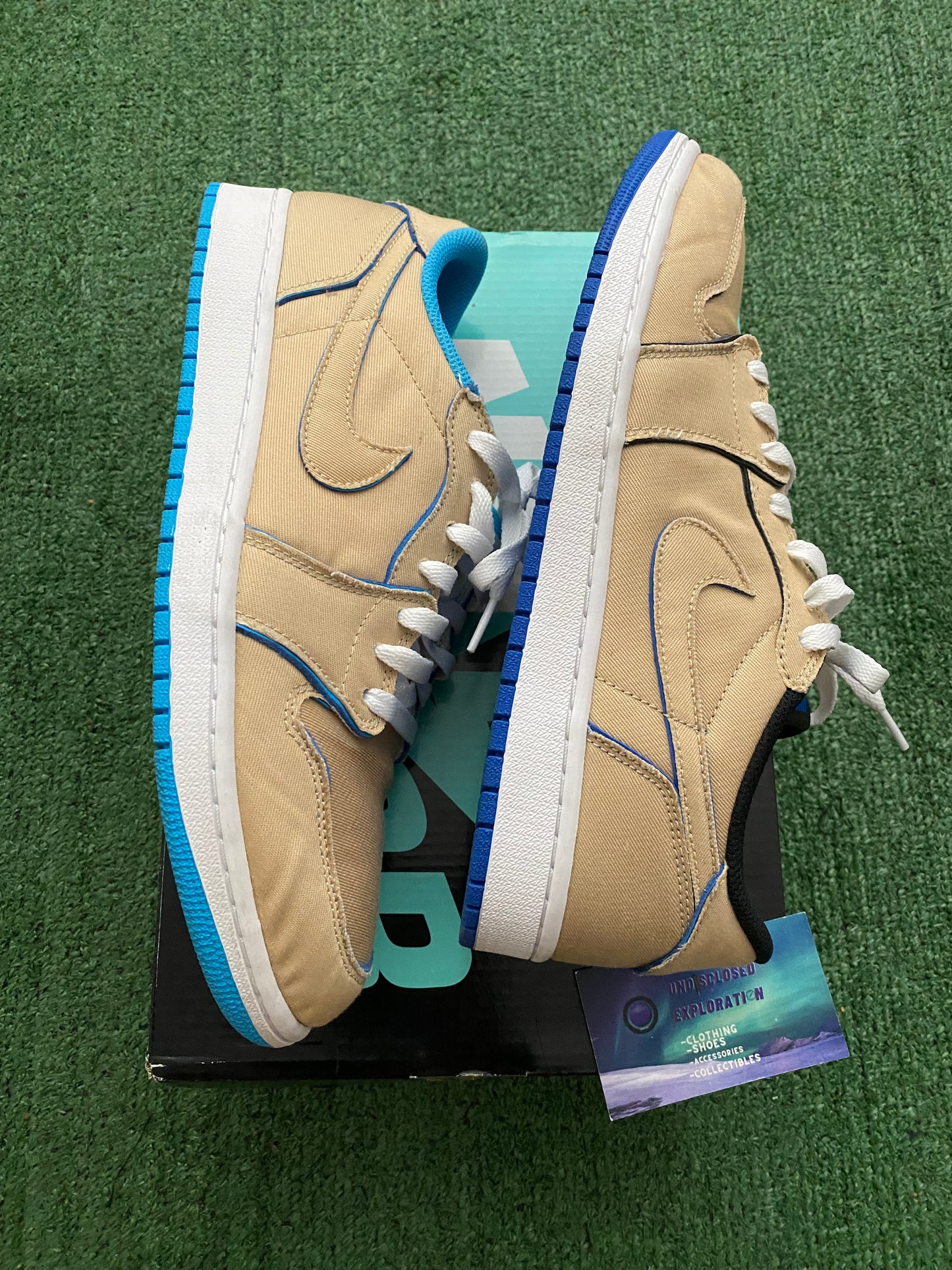 Jordan 1 Low SB QS Lance Mountain Desert Ore size 10.5men/12women