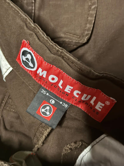 Vintage Molecule Brown Cargo Shorts