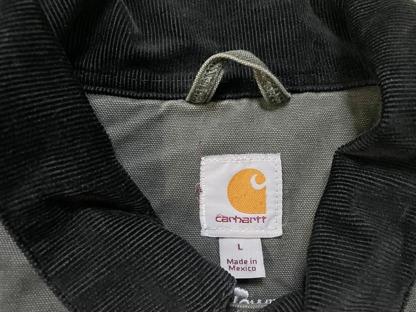 Carhartt forest green work jacket