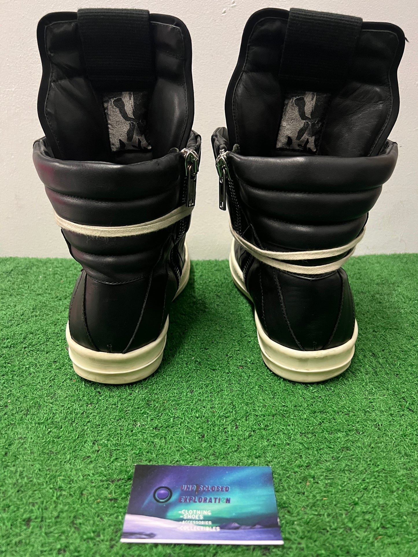 Rick Owens geobasket black size 9.5men/11women(EU 42.5)