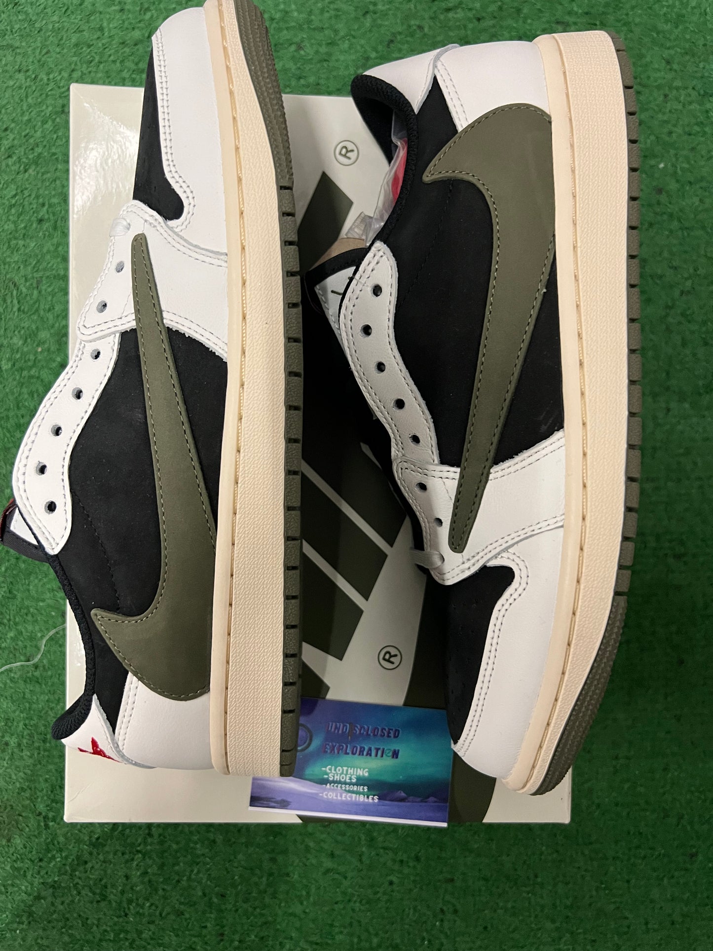 Jordan 1 low Travis Scott olive