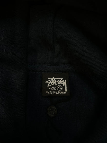 Stussy navy basic hoodie