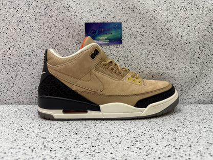 Jordan 3 Bio Beige Justin Timberlake 10.5 Men/12 Women “Preowned”