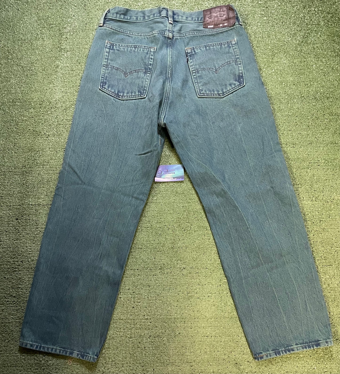 Levi Baggy aqua jeans
