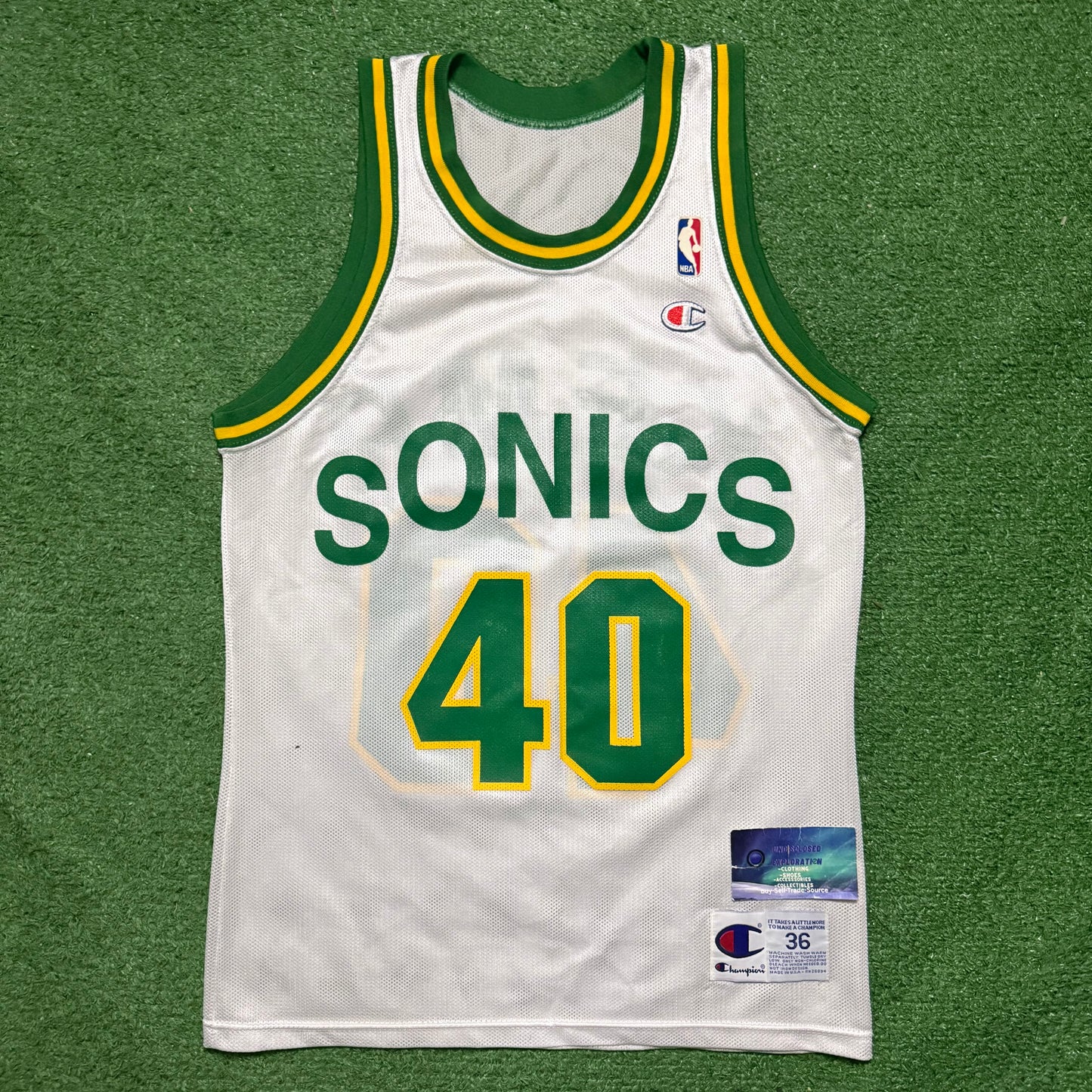 Vintage Seattle SuperSonics Shawn Kemp Jersey