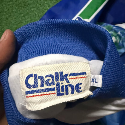 Vintage Seattle Seahawks Satin Chalk Line Fanimation Jacket