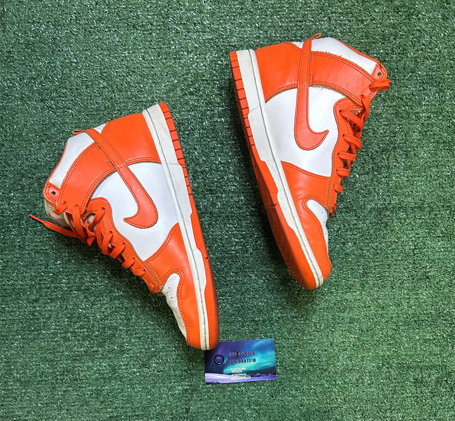 Nike dunk high Syracuse 2021 size 8.5men/10women