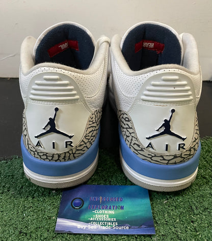 Air Jordan 3 UNC size 10.5men/12women