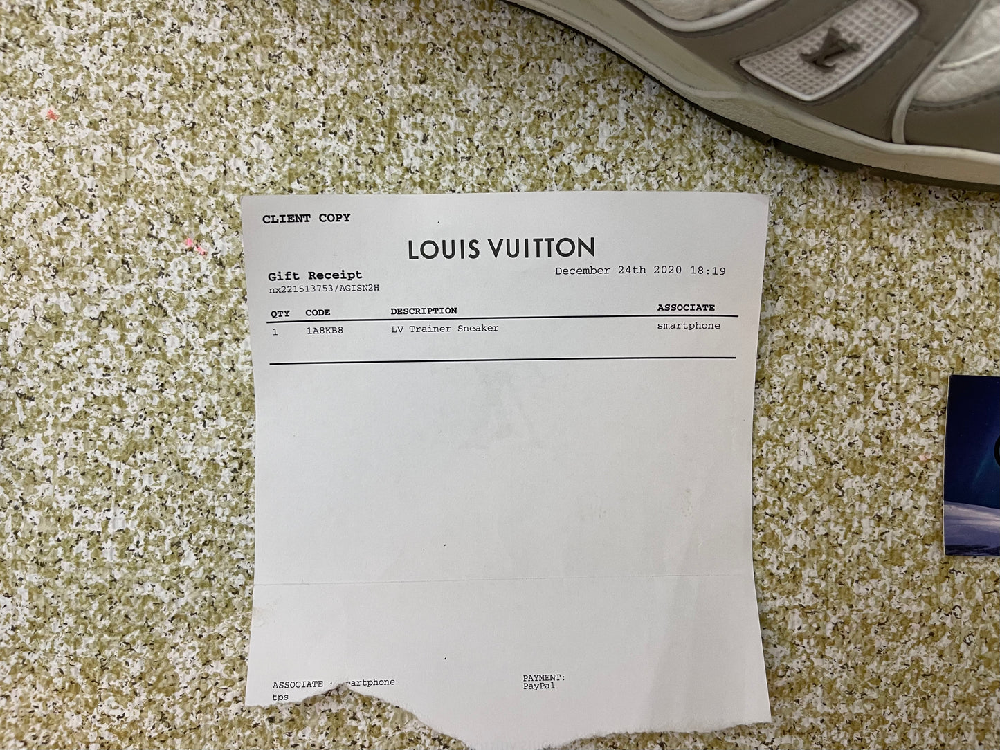 Louis Vuitton LV Trainer Size 8 LV/10 US Men “Preowned”