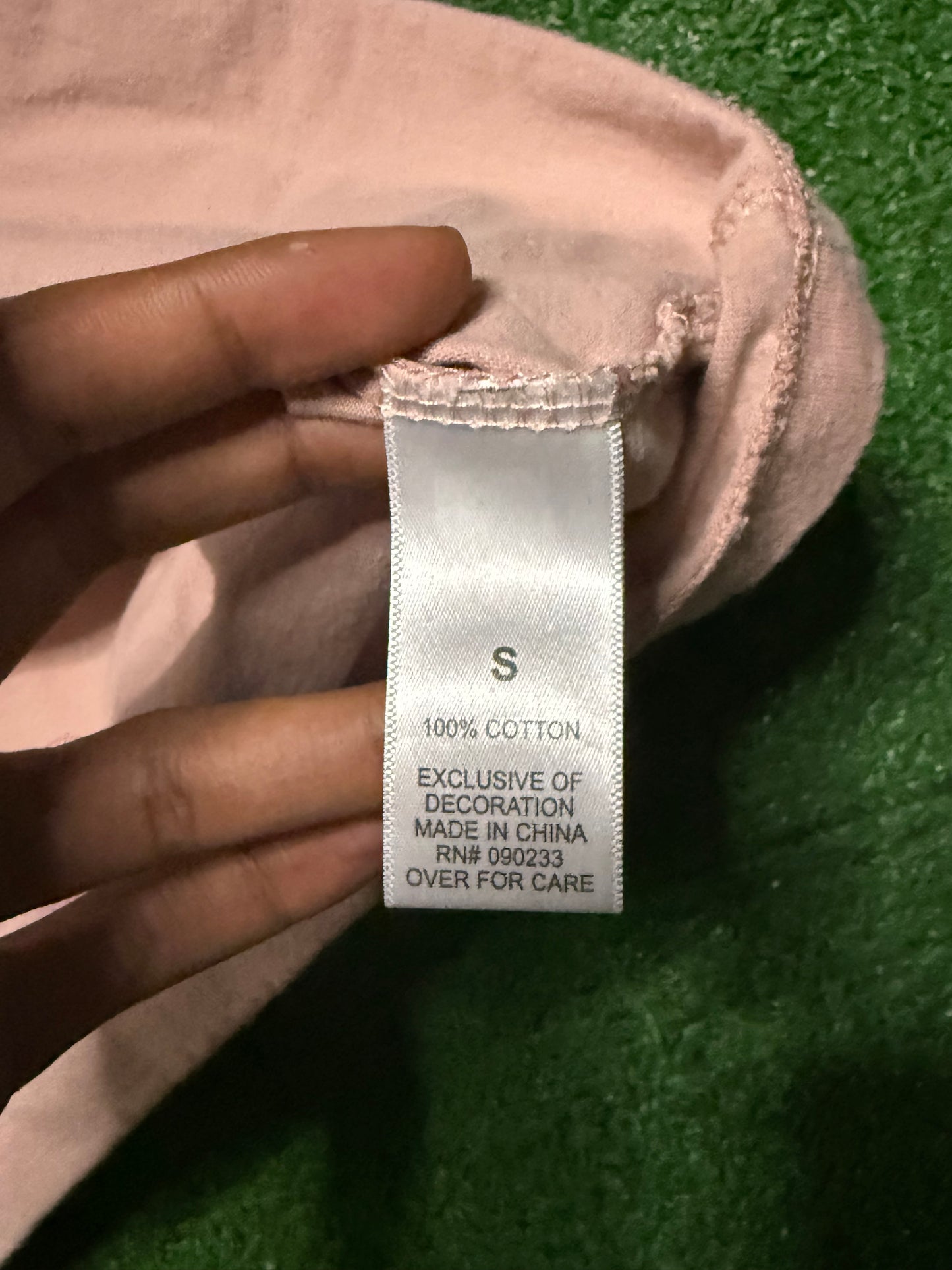 Fear Of God Essentials Blush Pink Shirt FW19