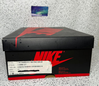 Jordan 1 High Sport Blue Promo Sample 11 Men/12.5 Women “Preowned”