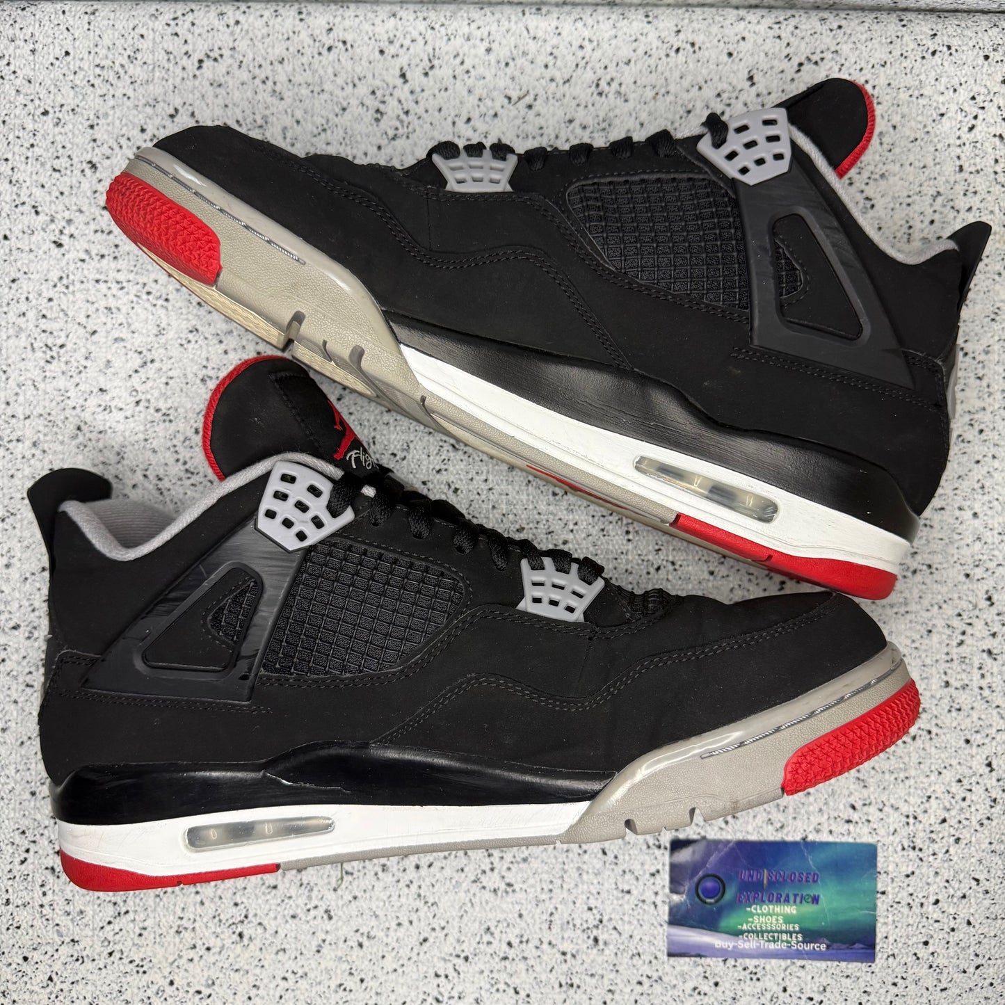 Jordan 4 Bred 2019 12 Men “Preowned”