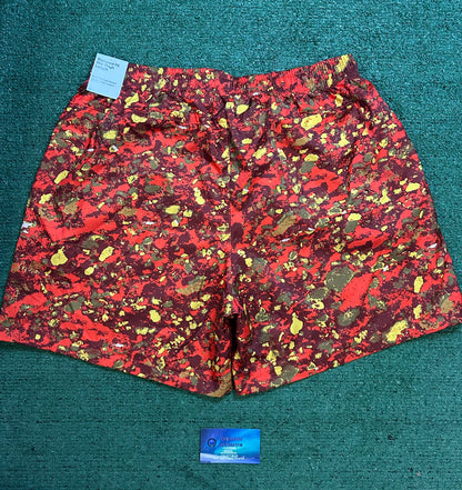 Nike woven orange trek divison shorts