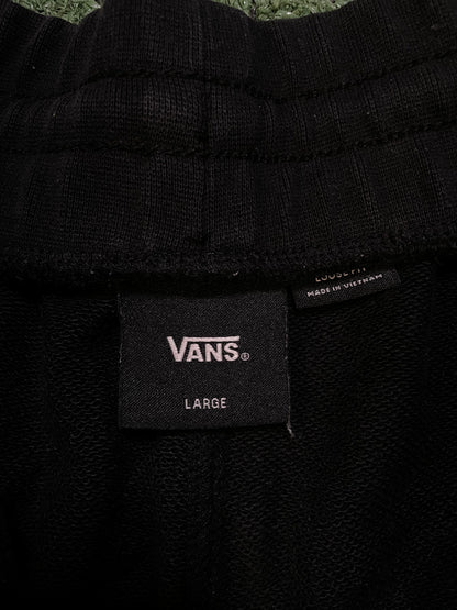 Vans original black fleece shorts
