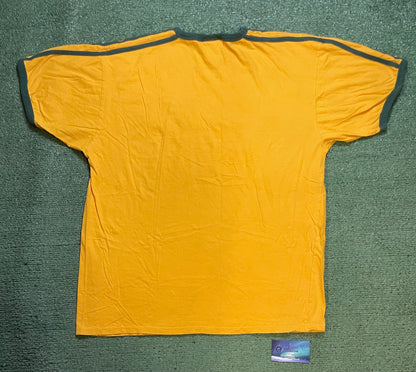 Vintage Australia green and yellow embroidered tee