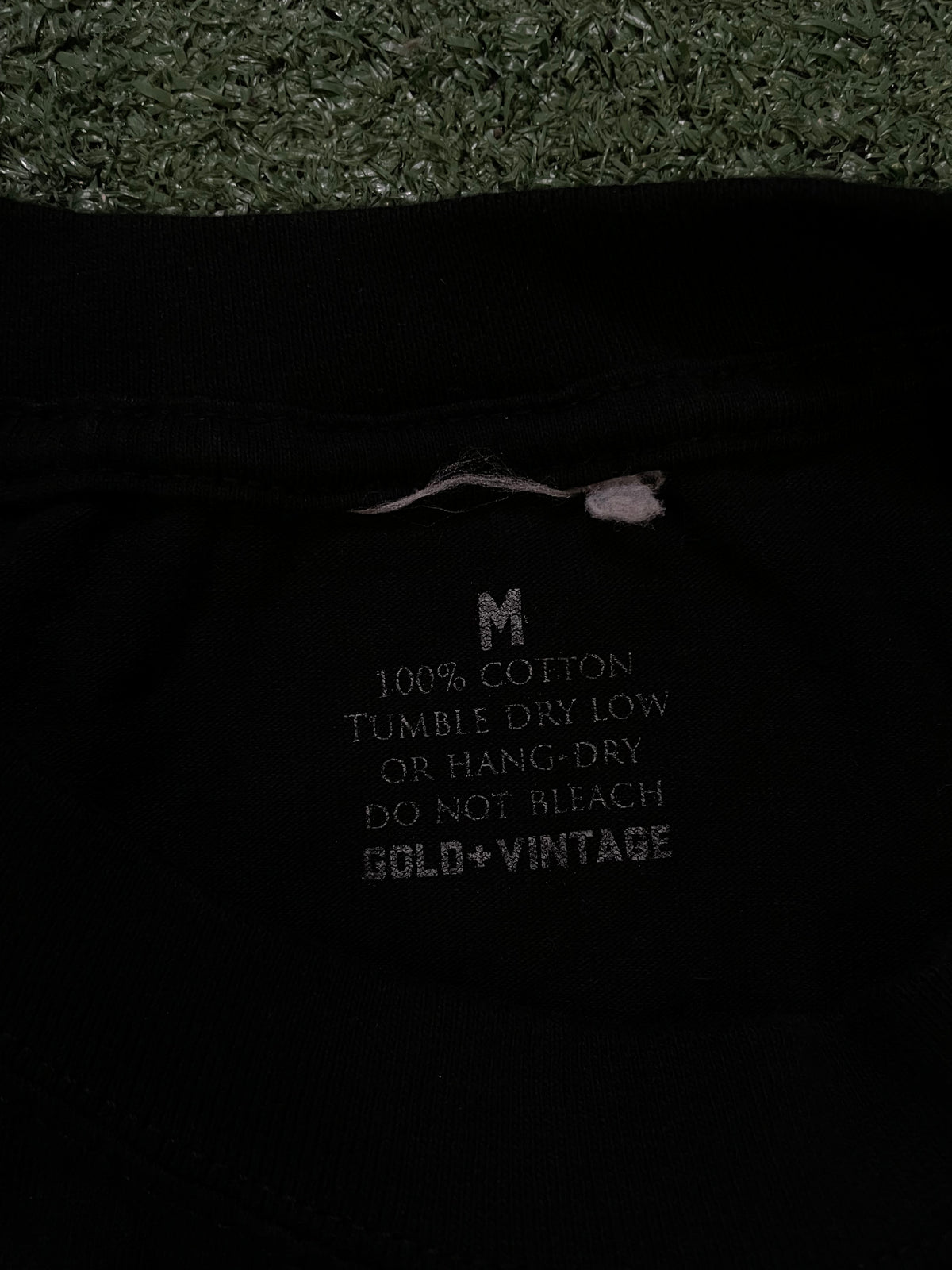 Gv Gallery Gold+Vintage black cropped tee