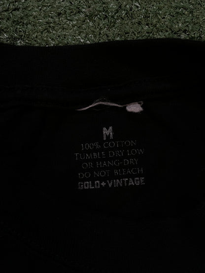 Gv Gallery Gold+Vintage black cropped tee