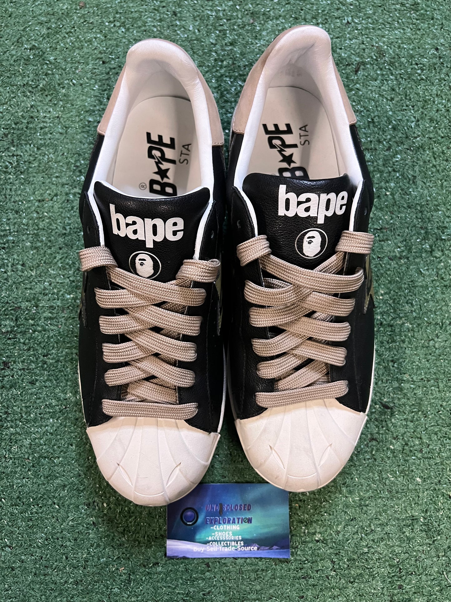 Bape skullsta black size 11men/12.5women