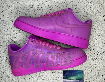 Nike Air Force 1 Low CPFM Fuchsia 9.5 Men/11 Women “Preowned”