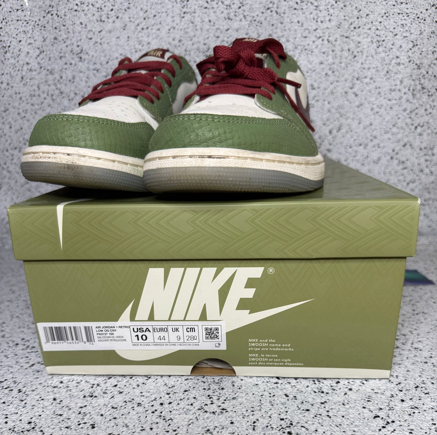 Jordan 1 Low Year of Dragon 10 Men/11.5 Women “Preowned”