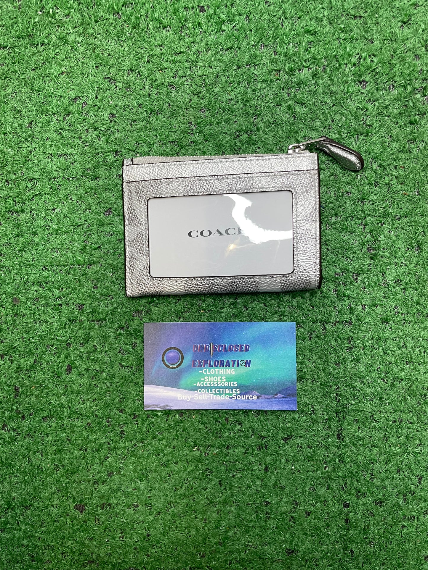 Coach Mini Skinny ID silver