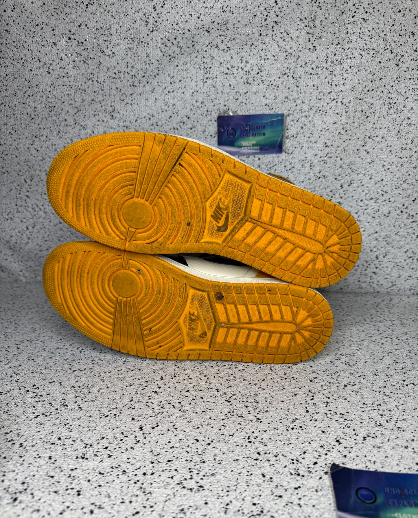 Jordan 1 Yellow Toe Taxi 10 Men/11.5 Women “Preowned”