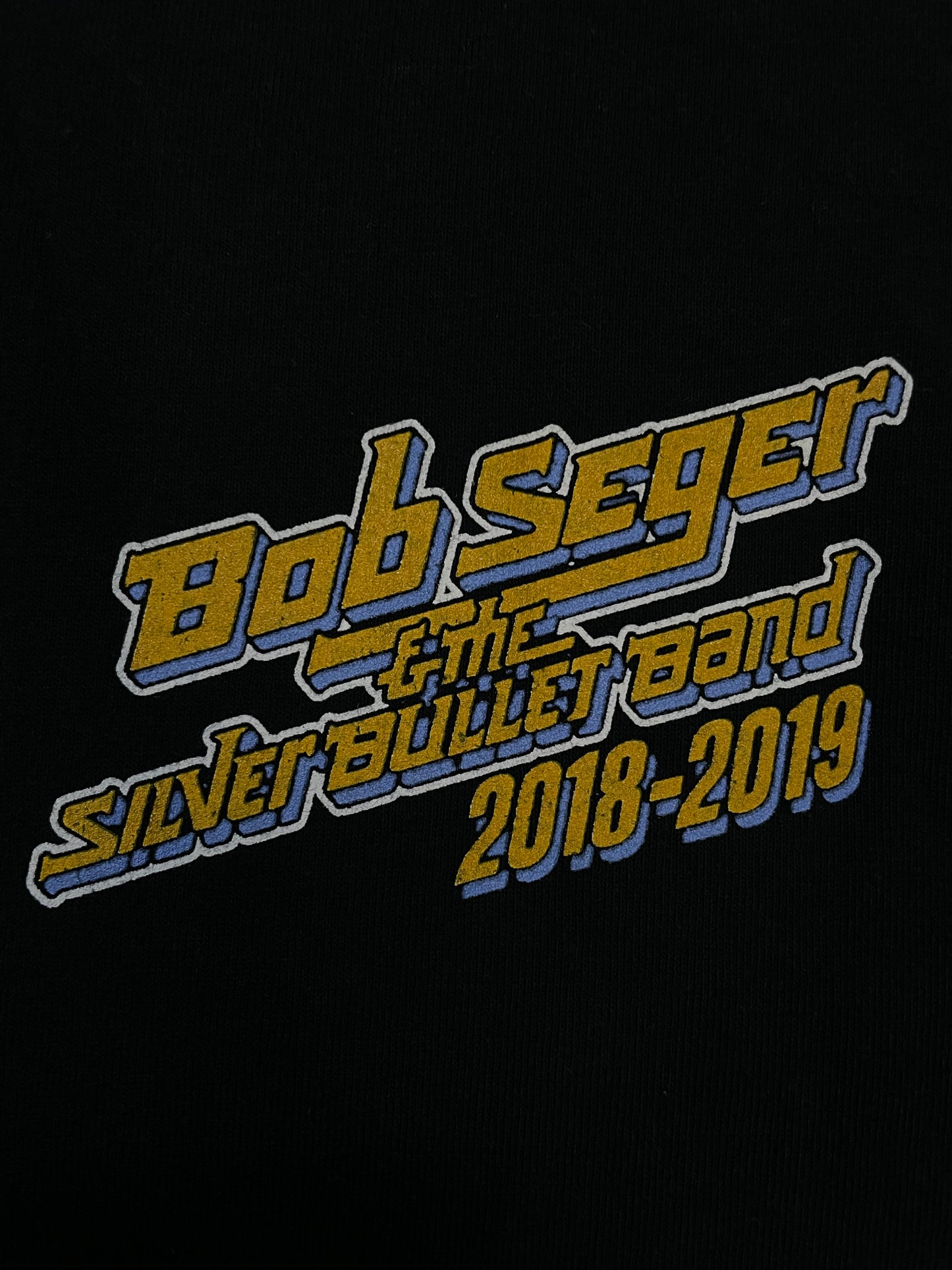 Bob Seger final tour black longsleeve tee