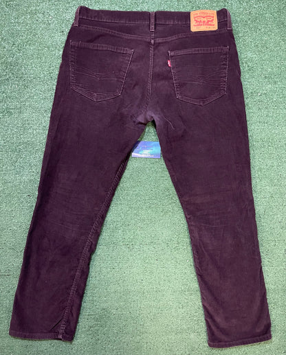 Levi 517 purple corduroy jeans