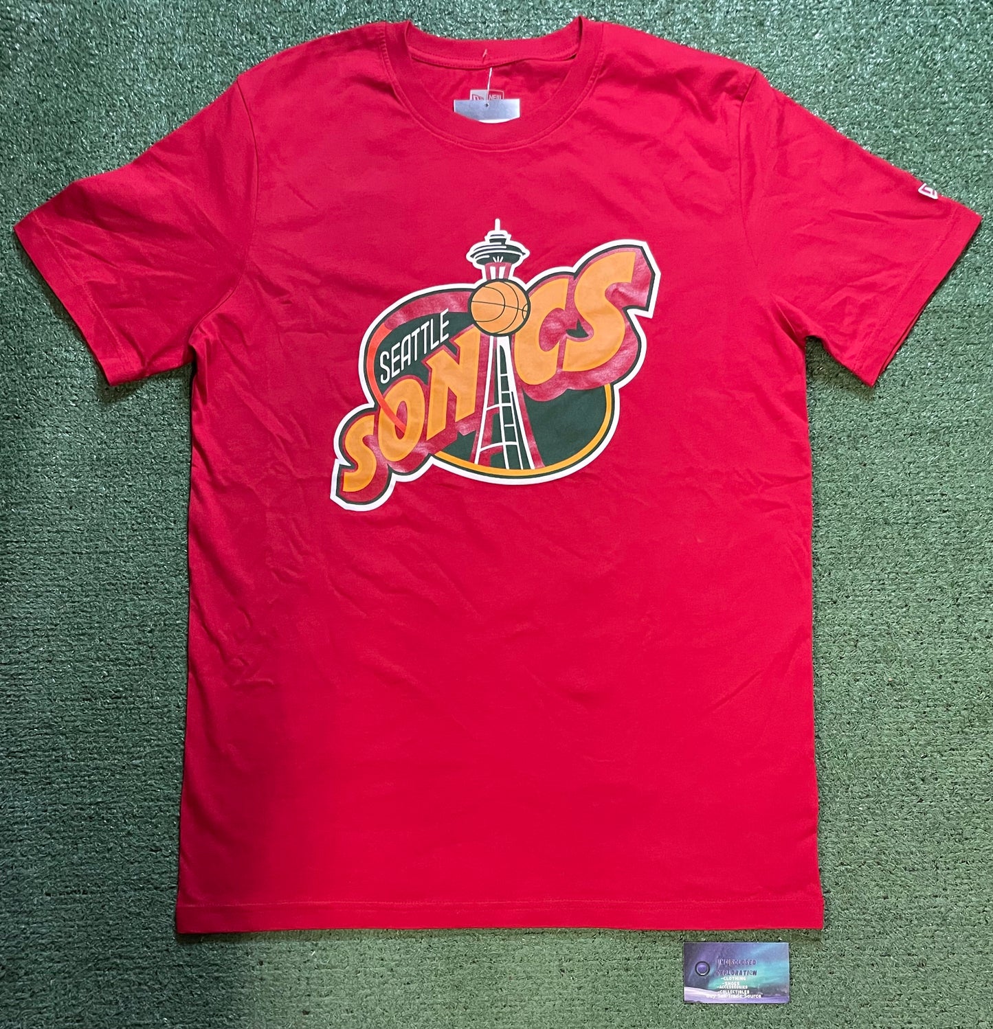 Seattle Sonics red new era tee