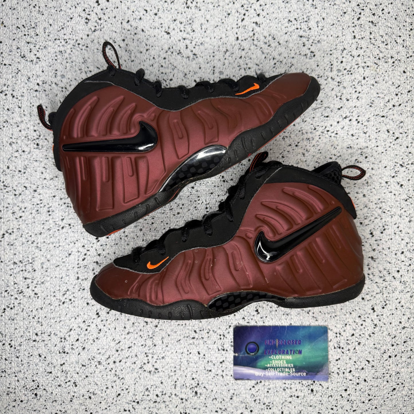 Nike Air Foamposite Pro Hyper Crimson 1.5 Y “Preowned”