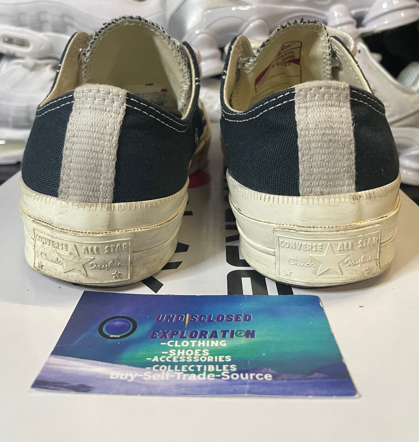 Comme Des Garçon play x converse size 4men/6women