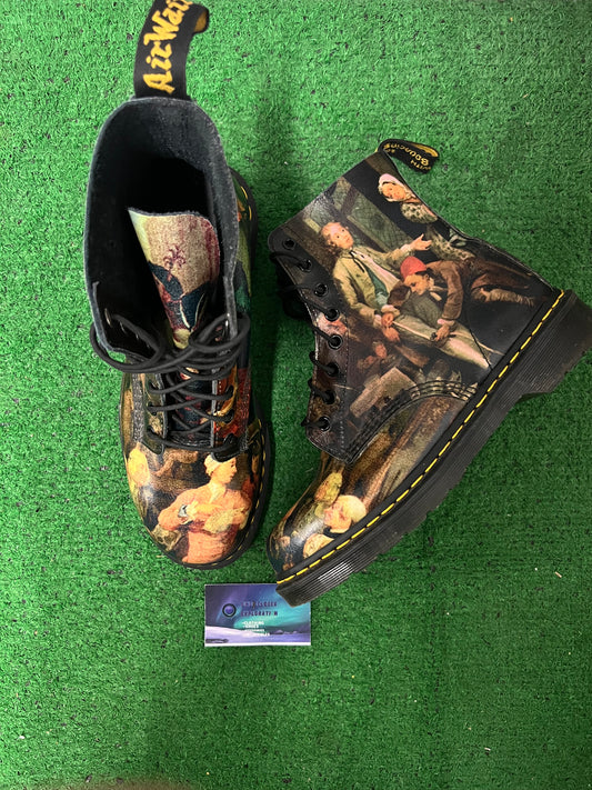 Dr Marten 1461 Hogarth renaissance museum boots size 9men/10.5women