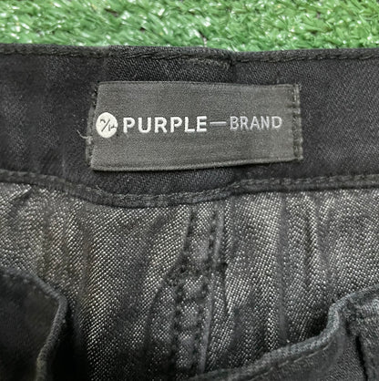 Purple brand punch p black denim jeans