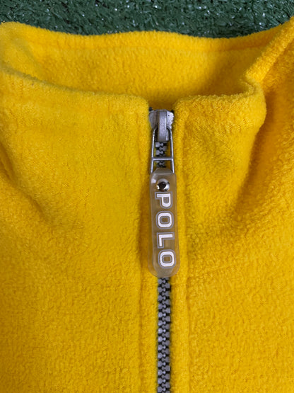 Vintage 1990s polo sport fleece yellow
