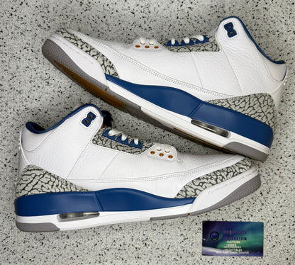 Jordan 3 Wizards 12 Men/13.5 Women “Preowned”