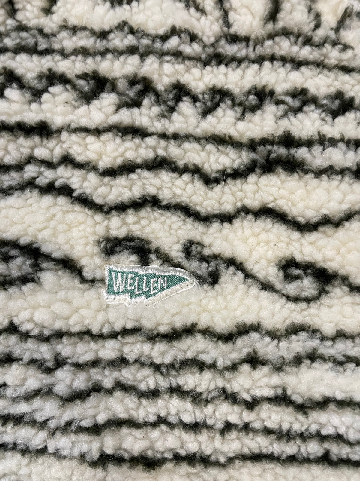 Wellen abstract fleece jacket